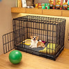 Reinforced Iron Dog Crate with Tray for Small Dogs