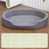 All-Season Boat-Style Dog Bed with Removable, Washable Cover