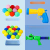 Cat Ball Launcher Toy with Colorful Balls