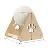 Vertical Soccer Ball-Style Sisal Cat Scratcher
