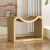 Corrugated Cardboard Cat Scratcher House with Hideaway