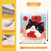 Vertical Wall-Mounted Felt Cat Scratcher