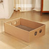 Corrugated Cardboard Cat House & Scratcher