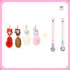 Retractable Cat Teaser Wand with Replaceable Toy Attachments