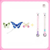 Retractable Cat Teaser Wand with Replaceable Toy Attachments