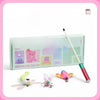 Retractable Cat Teaser Wand with Replaceable Toy Attachments