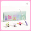 Retractable Cat Teaser Wand with Replaceable Toy Attachments