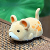 Electronic Plush Hamster Toy with Sound for Cats