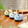 Electronic Plush Hamster Toy with Sound for Cats