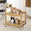 Sisal Cat Scratcher with Rolling Soccer Ball