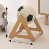 Sisal Cat Scratcher with Rolling Soccer Ball