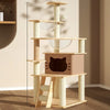Multi-Level Cat Tree with Scratching Posts and Space Pod
