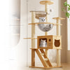 Multi-Level Cat Tree with Scratching Posts and Space Pod