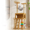 Multi-Level Cat Tree with Scratching Posts and Space Pod