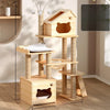 Multi-Level Cat Tree with Scratching Posts and Space Pod
