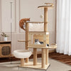 Multi-Level Cat Tree with Scratching Posts and Space Pod