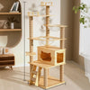 Multi-Level Cat Tree with Scratching Posts and Space Pod