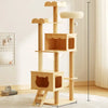 Multi-Level Cat Tree with Scratching Posts and Space Pod