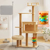 Multi-Level Cat Tree with Scratching Posts and Space Pod