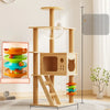 Multi-Level Cat Tree with Scratching Posts and Space Pod