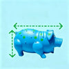 Pig-Shaped Squeaky Dog Toy
