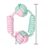 Knotted Cotton-Linen Rope Toy for Small Dogs