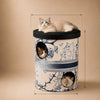Three-Level Milk Tea Cup Cat Scratcher & Hideaway