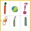 Squeaky Rope Chew Toy for Puppies and Small to Medium Dogs