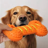 Double-Layer Squeaky Silicone Bone Toy for Dogs