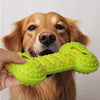 Double-Layer Squeaky Silicone Bone Toy for Dogs