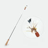 Telescoping Cat Teaser Wand with Interchangeable Attachments