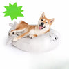Semi-Enclosed Washable Pet Bed for Cats & Dogs