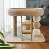 Compact Cat Tree with Sisal Scratching Post and Bed
