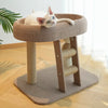 Compact Cat Tree with Sisal Scratching Post and Bed