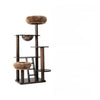 Rubberwood Cat Tree with Hideaway and Climbing Platform