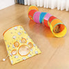Cat Crinkle Tunnel Toy with Hide-and-Seek Openings