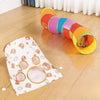 Cat Crinkle Tunnel Toy with Hide-and-Seek Openings