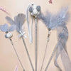 5-Piece Feather Cat Toy Set with Bells