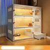 Indoor Cat Enclosure with Integrated Litter Box