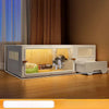 Indoor Cat Enclosure with Integrated Litter Box