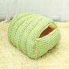 Enclosed Plush Pet Bed for Cats and Small Dogs