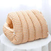 Enclosed Plush Pet Bed for Cats and Small Dogs