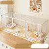 Indoor Pet Playpen with Door and Top