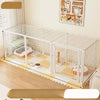 Indoor Pet Playpen with Door and Top