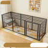 Indoor Pet Playpen with Door and Top
